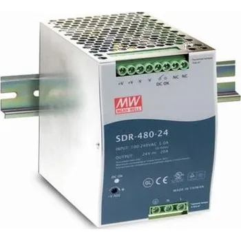 spínaný zdroj Mean Well SDR-480-48 Zdroj na DIN 480W 48V