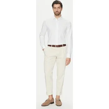 Pánská košile Michael Kors Košile MD0MD91498 Bílá Slim Fit 39