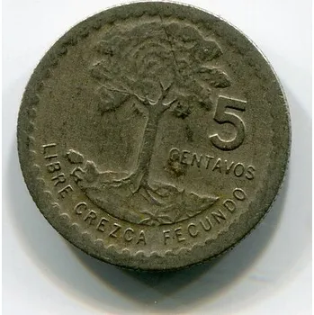 GUATEMALA. 5 centavos 1977.