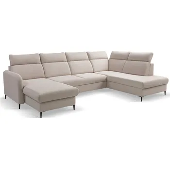 Sedací souprava Rozkládací rohová sedačka TORRINO U krémová