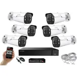 MS AI IP Aktiv 6 kamerový set se switchem 5 Mpix WTube (6079K6B) (Monitorrs Security)
