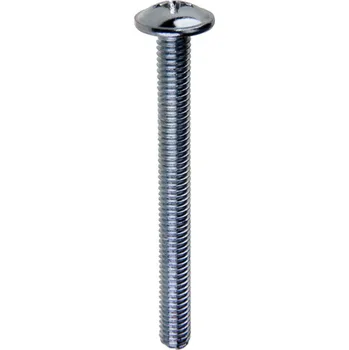 Šroub Šroub okrasná hlava na kříž PH M6 délka: 60mm celý závit