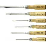 Connex Sada šroubováků plochých dřevěná rukojeť 6 ks