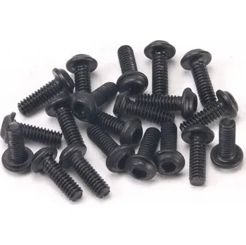 RC vybavení PN Racing M2x6 UFO Head Hardened Carbon Steel Hex Machine Screw (20 ks)