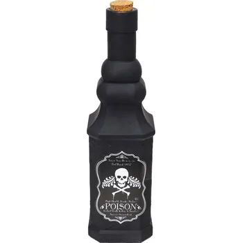 Party dekorace Chaks Halloween lahvička s uzávěrem - Poison 1 ks