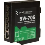 Brainboxes SW-705 Hardened 10/100MBps Ethernet 5 Port Switch