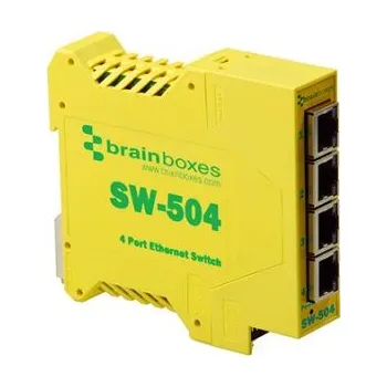 Switch Brainboxes SW-504 Industrial 10/100MBps Ethernet 4 Port Switch