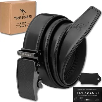 Opasek Tressari Pánský opasek s automatickou sponou Leapai černá One size