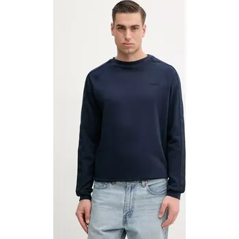 Pánská mikina Bavlněná mikina HUGO tmavomodrá barva, s potiskem, 50540909 59X, vel. XXL