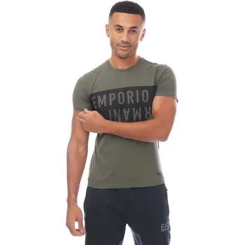 Oblečení a móda Tričko Emporio Armani Green black 1094386 S