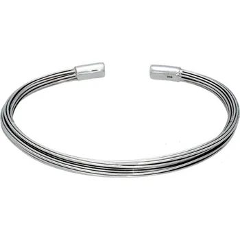 Módní doplněk Goldstore Stříbrný pevný náramek černěný Váha: 15.63 g