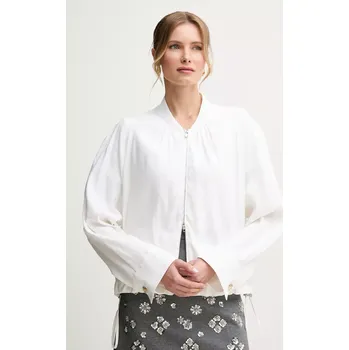 Pánské oblečení Bunda BOSS 50537957 bílá 00X, vel. 40