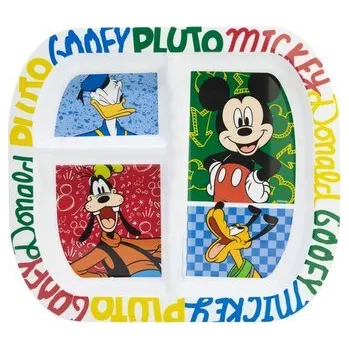 Talíř STOR Dětský obdélníkový talíř Mickey Mouse