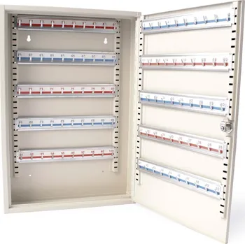 Skříňka na klíč Skříňka na 100 klíčů 55x38x8 cm - bílá