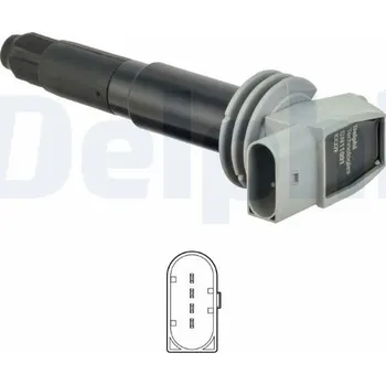 Zapalovací cívka Zapalovací cívka DELPHI GN11091-12B1