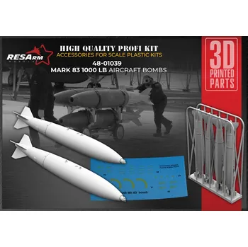 Plastikový model RESARM 1/48 Mk83 1000 lb bombs (2 pcs.)