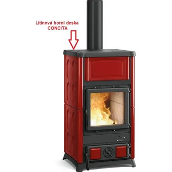 Krbová kamna La Nordica - horní litinová deska bez plotny na kamna Concita