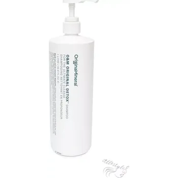 Šampon O&M Original & Mineral Detox Šampon Shampoo 1000ml 1L (O&M hloubkově čisticí šampon)