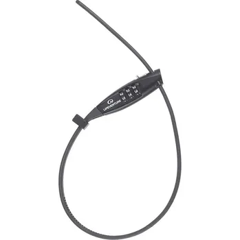 Bezpečnostní zámek Lifeventure s číselnou kombinací a ocelovým lankem 40 cm