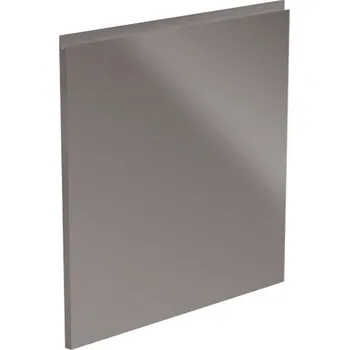 Dvířka na myčku, bílá / šedá extra vysoký lesk HG, 59,6x57, AURORA