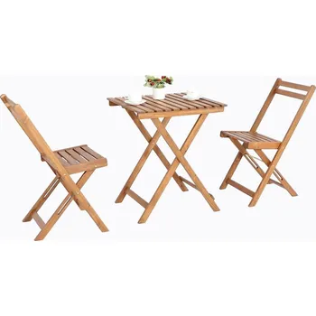 Zahradní sestava Sunfun Set balkonového nábytku sklopný, 3 ks, rozměry stolu: 72 × 50 × 50 cm OT02