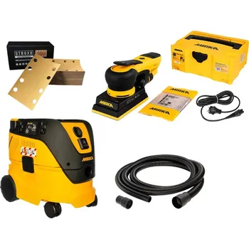 Brusný papír Set bruska Mirka DEOS 353 CV + Vysavač Mirka 1230L PC +Brusné papíry