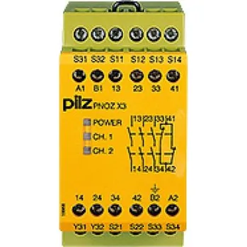 Relé PILZ 774321 PNOZ X3.1 230VAC 24VDC 3n/o 1n/c 1so