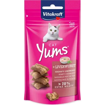 Pamlsek pro kočku Pochoutka Vitakraft Cat Yums s játrovkou 40g