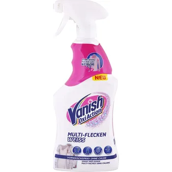 Přípravek na praní Vanish Oxi Action sprej na odstraňování skvrn na bílé prádlo 750 ml
