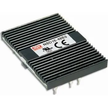 Elektroinstalační materiál Mean Well NSD15-12S5 Měnič DC/DC regulovatelný 15W