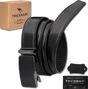 Opasek Tressari Pánský opasek s automatickou sponou Cula černá One size