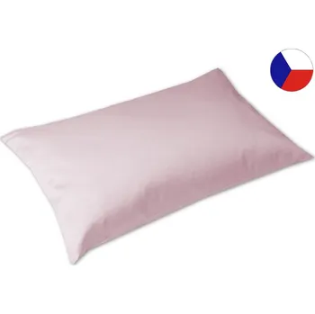 Povlak na dekorativní polštářek Luxusní saténový povlak na polštář 40x60 GEON Mossy white růžový
