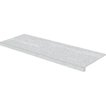 Dlažba Rako Vals DCFVD846, schodovka, šedobílá, matná, hladká, 30 x 120 x 0,9 cm