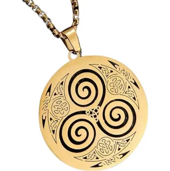 Náhrdelník B&J Pánský náhrdelník Salitt zlatá One size