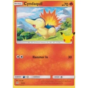 Karetní hra Pokémon MCD25 010/025 Cyndaquil - McDonald's 25th Anniversary Stav: Near Mint, Verze: NORMAL