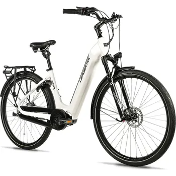 Elektrokolo Městské elektrokolo LEADER FOX 28" NEBA CITY WHITE MATT M420 NEXUS 2025 Velikost rámu: 20"