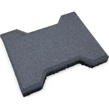 Venkovní dlažba Gumová dlažba - šedá