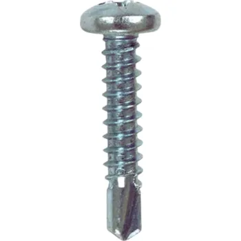 Vrut Šroub do kovu samovrtný TEX půlkulatá hlava 4,8 mm PH délka: 13mm celý závit