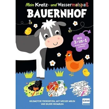 První čtění Mein Kratz- und Wassermalspaß - Bauernhof - Ullmann Medien