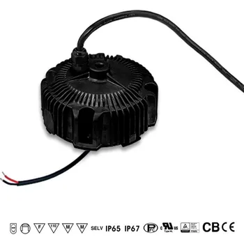 Napájecí zdroj pro osvětlení Mean Well HBG-160-24B Stmívatelný zdroj pro LED 16