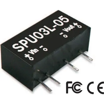 Měnič napětí Mean Well SPU03L-05 Měnič DC/DC modulový 3W 5V
