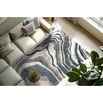 Koberec Kusový koberec Bologna 461 blue - 80 x 300 cm - doprava zdarma