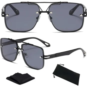 Sluneční brýle J&W pánské pilotky polarizační pánské sluneční brýle Zhulati černá skla