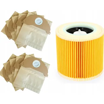 Sáček do vysavače Sáčky papírové a Hepa filtr Karcher A 2231 2234 PT 10ks + 1 filtr