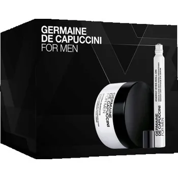 Kosmetická sada Germaine de Capuccini For Men Set - Hydratační krém 50 ml + roll-on oční sérum 10 ml Dárková sada