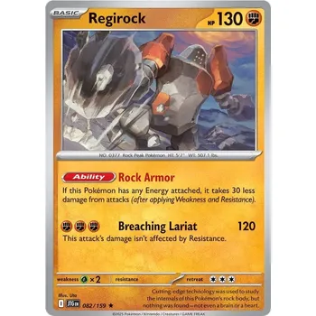 Sběratelská karetní hra Regirock 082/159 - Journey Together Typ karty: Holo