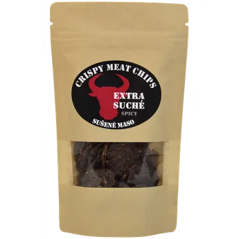 Sušené maso Sušené maso hovězí Spicy Crispy Meat Chips - extra suché 25g