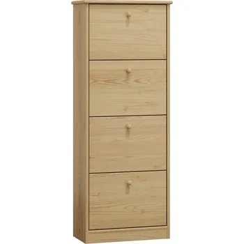 Botník Výklopný botník z masivní borovice Jana IV 58 x 29 x 150 cm