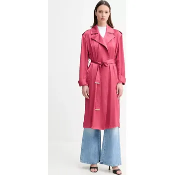 Dámský kabát Kabát Marciano by Guess EVA dámský, růžová barva, přechodný, bez zapínání, 5GGL09 7079A 5GGL09.7079A 38X, vel. 34