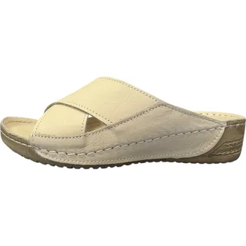 Dámské pantofle Urban Ladies pantofle AZ 447-25 Barva: Béžová, Velikost: 38